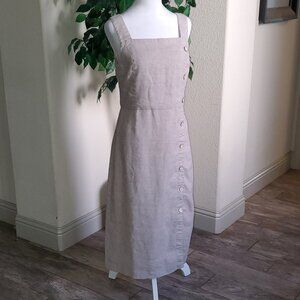 J. McLaughlin "Leah" button front midi dress